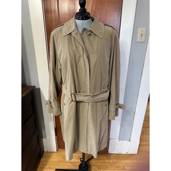 Burberrys Vintage Classic Nova Check Trench Coat – Size 6 – Iconic